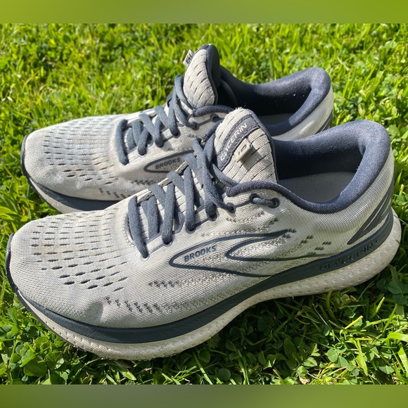 Brooks Glycerin GTS 19 Running Shoes Gray/Blue Women's